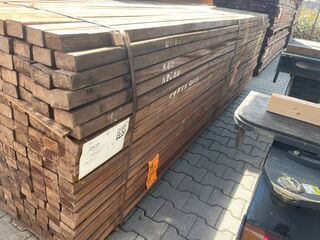 Ca. 140x Hardhouten Regels Geschaafd, 40x70mm, lengte 305cm
